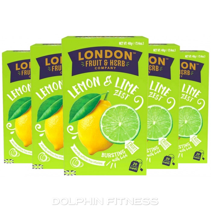 London Fruit & Herb Company Lemon & Lime Zest Tea 6 x 20 Teabags