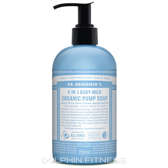 4-In-1 Baby-Mild Organic Pump Soap