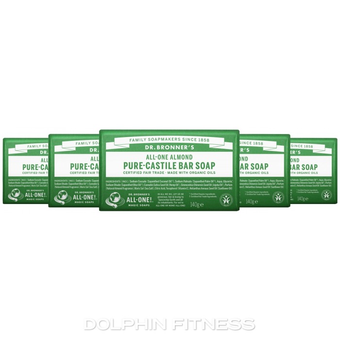 All-One Hemp Almond Pure-Castile Bar Soap