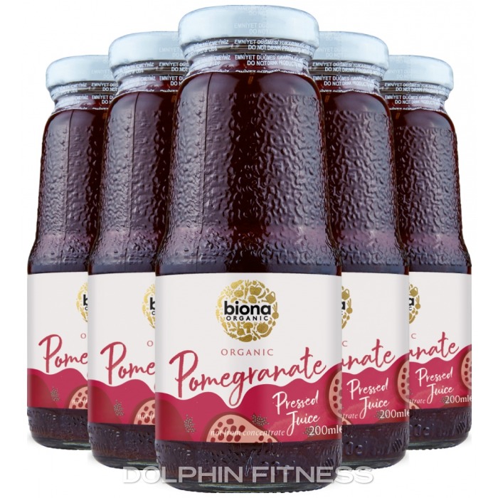 Biona Organic Pomegranate Pressed Juice (6 x 200 ml)