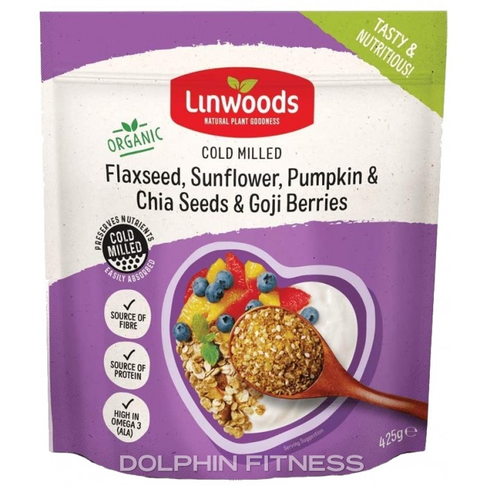 Cold Milled Flaxseed, Sunflower, Pumpkin & Chia Seeds & Goji Berries