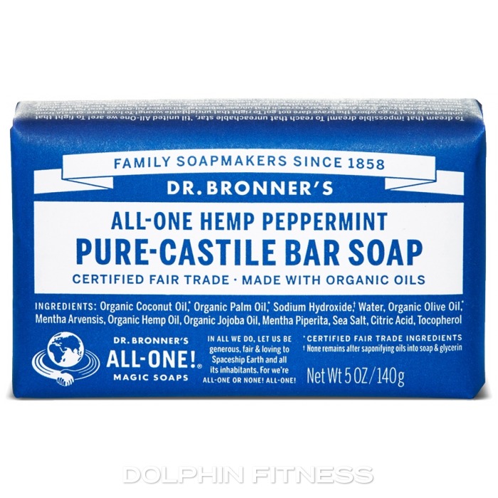 All-One Hemp Peppermint Pure-Castile Bar Soap