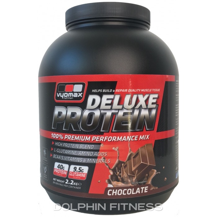 Deluxe Protein Chocolate - Chocolate flavor protein powder by Vyomax