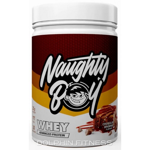 Whey Advanced Protein Chocolate Brownie - Chocolate Brownie flavor protein powder by Naughty Boy