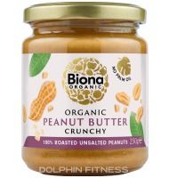 Biona Organic Peanut Butter Crunchy Unsalted