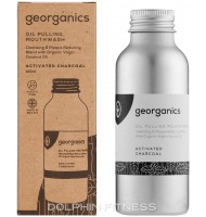 Georganics Oil Pulling Mouthwash Activated Charcoal