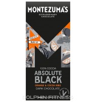 Montezuma's Absolute Black Orange & Cocoa Nibs Dark Chocolate