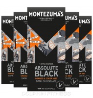 Montezuma's Absolute Black Orange & Cocoa Nibs Dark Chocolate