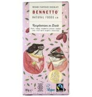 Bennetto Raspberry In Dark Organic Fairtrade Chocolate