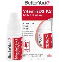 BetterYou Vitamin D + K2 Daily Oral Spray