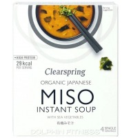 Clearspring Organic Japanese Miso Instant Soup With Sea Vegetables