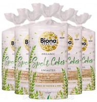 Biona Organic Unsalted Spelt Cakes