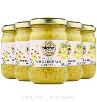 Biona Organic Mustard Wholegrain
