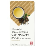 Clearspring Organic Japanese Genmaicha Green Tea with Roasted Brown Rice