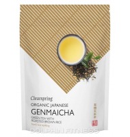 Clearspring Organic Japanese Genmaicha Green Tea with Roasted Brown Rice