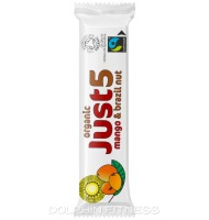 Tropical Wholefoods Just5 Organic Mango & Brazil Bar