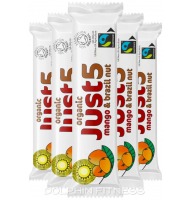 Tropical Wholefoods Just5 Organic Mango & Brazil Bar