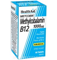 HealthAid Metcobin Methylcobalamin B12