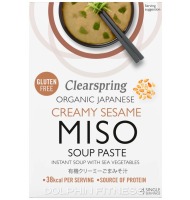 Clearspring Organic Instant Miso Soup Paste Creamy Sesame