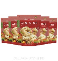 The Ginger People Gin Gins Chewy Ginger Candy Spicy Apple