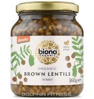 Biona Organic Brown Lentils Jar