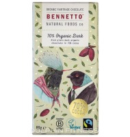 Bennetto 70% Dark Organic Fairtrade Chocolate