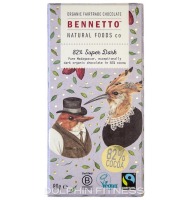 Bennetto 82% Super Dark Organic Fairtrade Chocolate