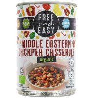 Free & Easy Organic Middle Eastern Chickpea Casserole