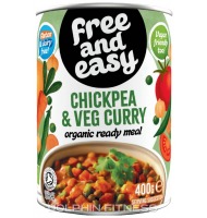 Free & Easy Organic Chickpea & Veg Curry