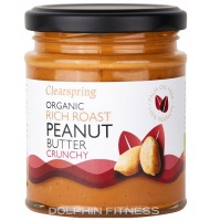 Clearspring Organic Rich Roast Crunchy Peanut Butter