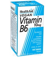 HealthAid Vitamin B6 10 mg