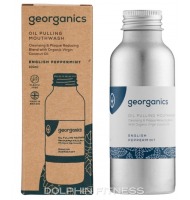 Georganics Oil Pulling Mouthwash English Peppermint