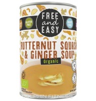Free & Easy Organic Butternut Squash and Ginger Soup