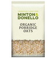 Minton & Donello Organic Porridge Oats
