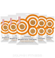 Clearspring Organic Japanese Brown Rice Crackers Whole Sesame