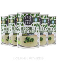 Free & Easy Organic & Low Salt Broccoli & Kale Soup