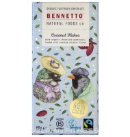 Bennetto Coconut Flakes Organic Fairtrade Chocolate
