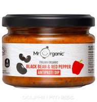 Mr Organic Black Bean & Red Pepper Antipasti Dip