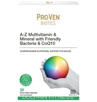 ProVen Biotics A-Z Multivitamin & Mineral with Friendly Bacteria & CoQ10
