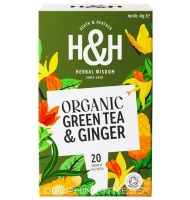 Heath & Heather Organic Green Tea & Ginger