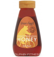 The Groovy Food Company Organic Wildflower Honey (1 x 340g) Squeezy