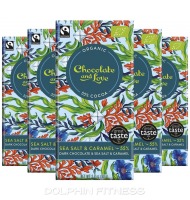 Chocolate and Love Dark Chocolate With Sea Salt & Caramel