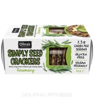 Olina's Bakehouse Simply Seeds Crackers (1 x 80g) Rosemary