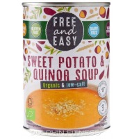 Free & Easy Organic & Low Salt Sweet Potato & Quinoa Soup