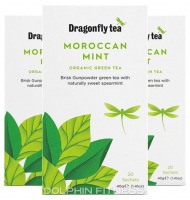 Dragonfly Tea Organic Moroccan Mint Green Tea