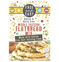 Free & Easy Middle Eastern Flatbread Mix with Gluten Free Self-Raising Flour