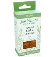 Just Natural Organic Ground Ceylon Cinnamon