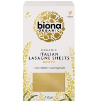Biona Organic Italian Pasta White Lasagne Sheets