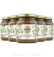 Biona Organic Brown Lentils Jar