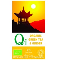 Qi Organic Green Tea & Ginger